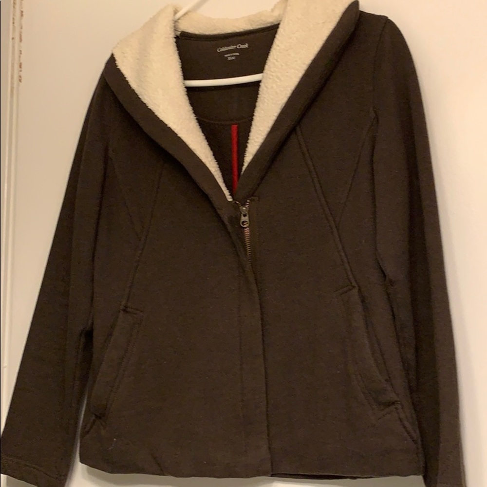 Coldwater Creek Brown Jacket xs (4)